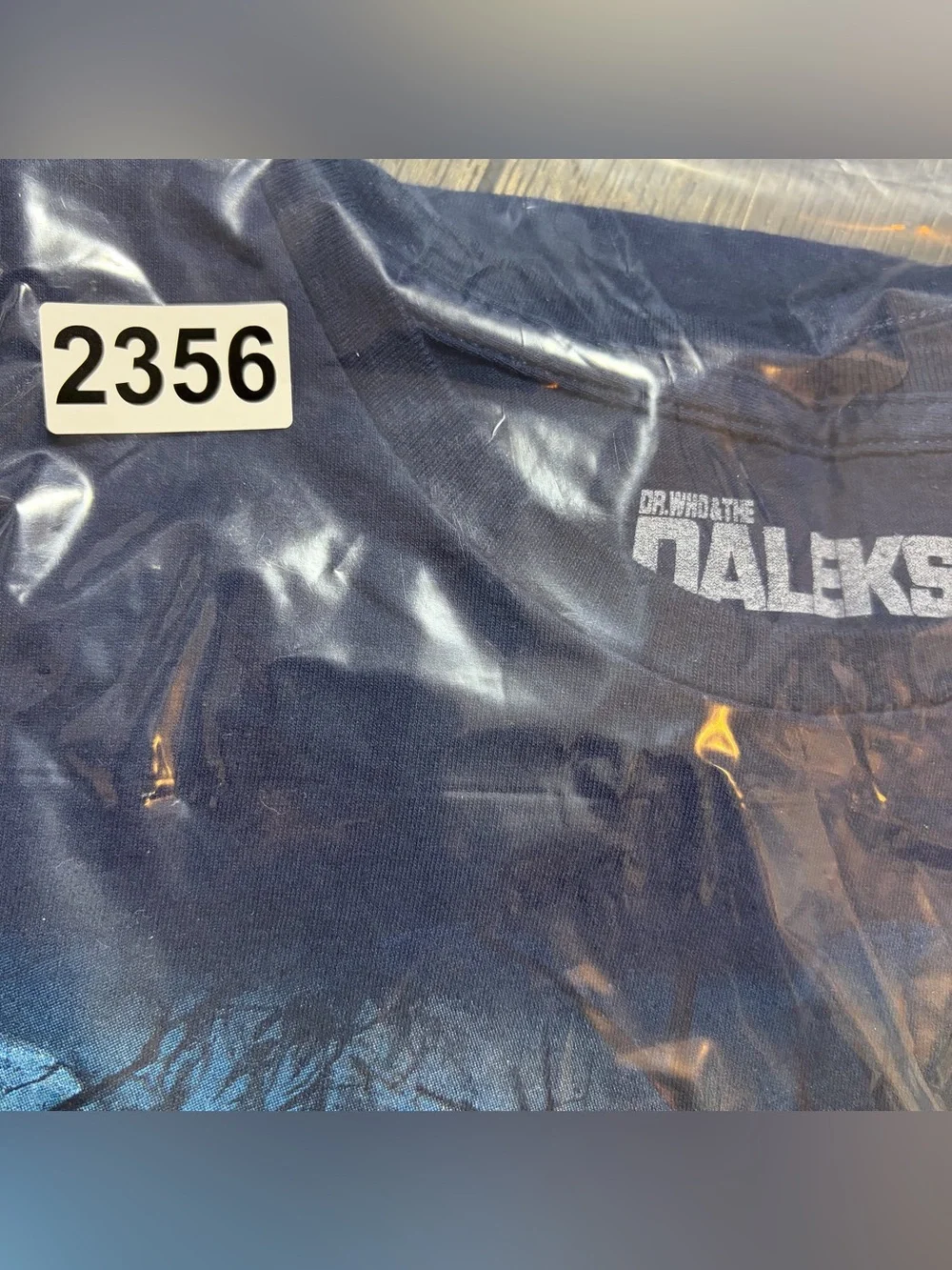 Dr. Who & The Daleks Blue Graphic Print T-Shirt Men’s Size Large